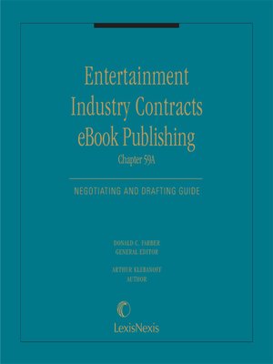 cover image of Entertainment Industry Contracts eBook Publishing